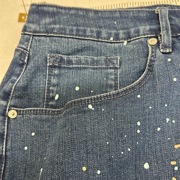 26WP JEANS PAINT SPLATTER MARTHA STEWART - Picture 4 of 11